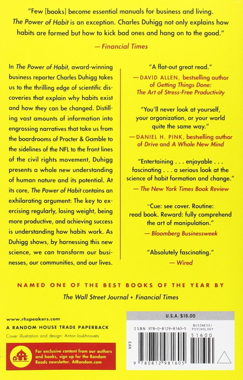 the power of habit: why we do what we do in life and business