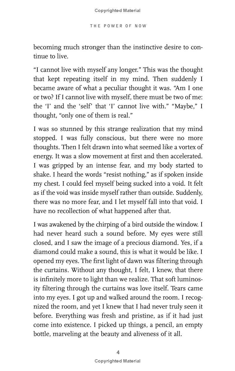 The Power Of Now: A Guide To Spiritual Enlightenment