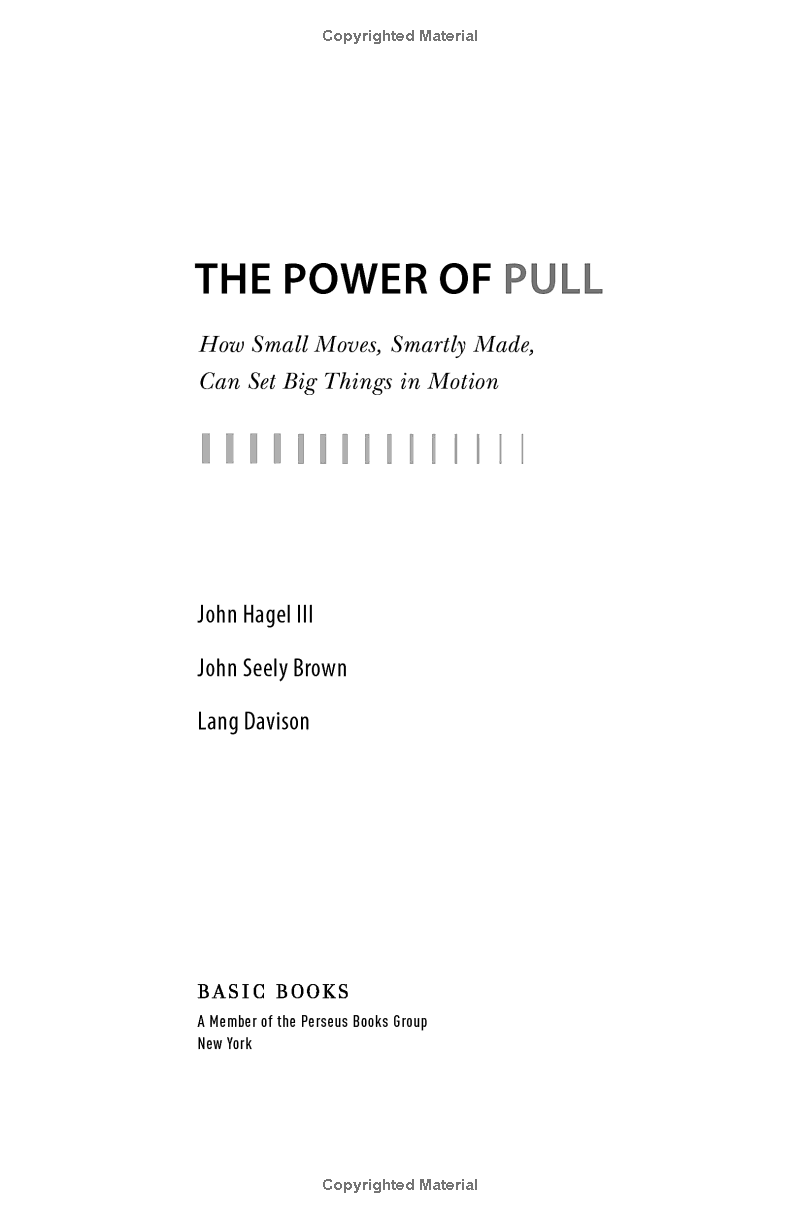 the power of pull