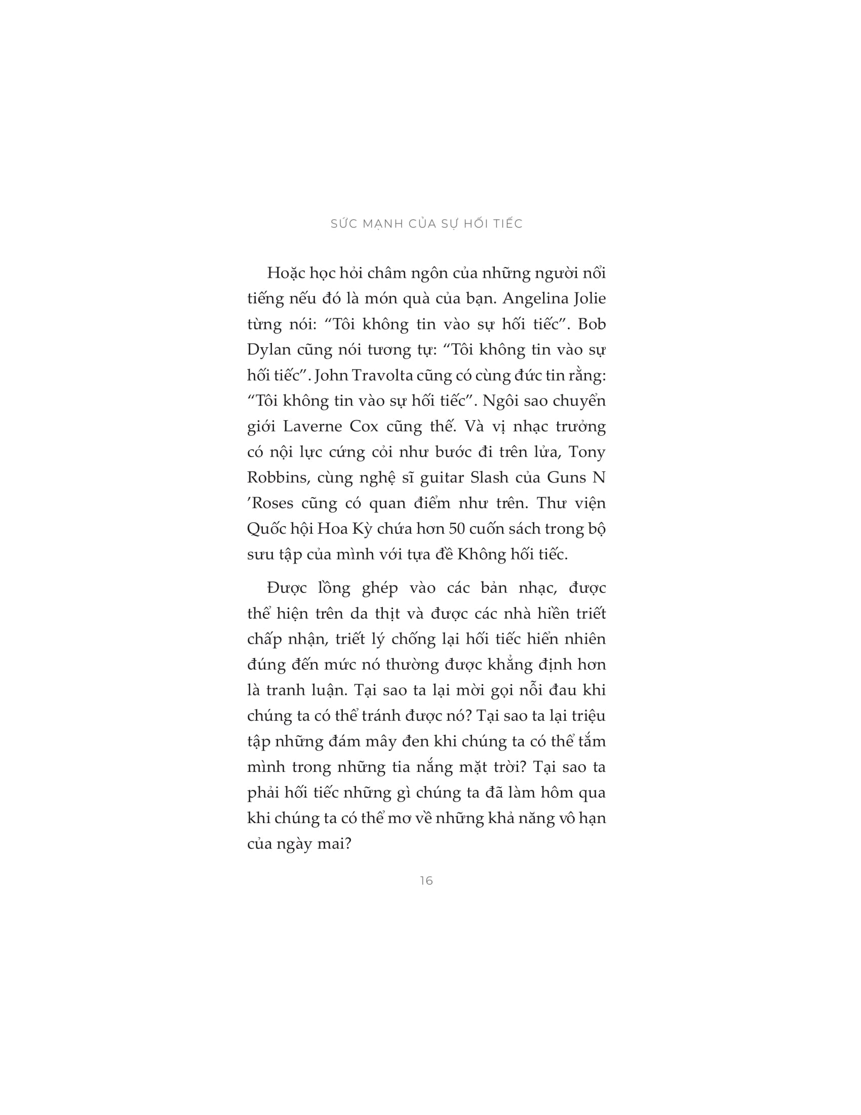 The Power Of Regret - Suc Manh Cua Su Hoi Tiec