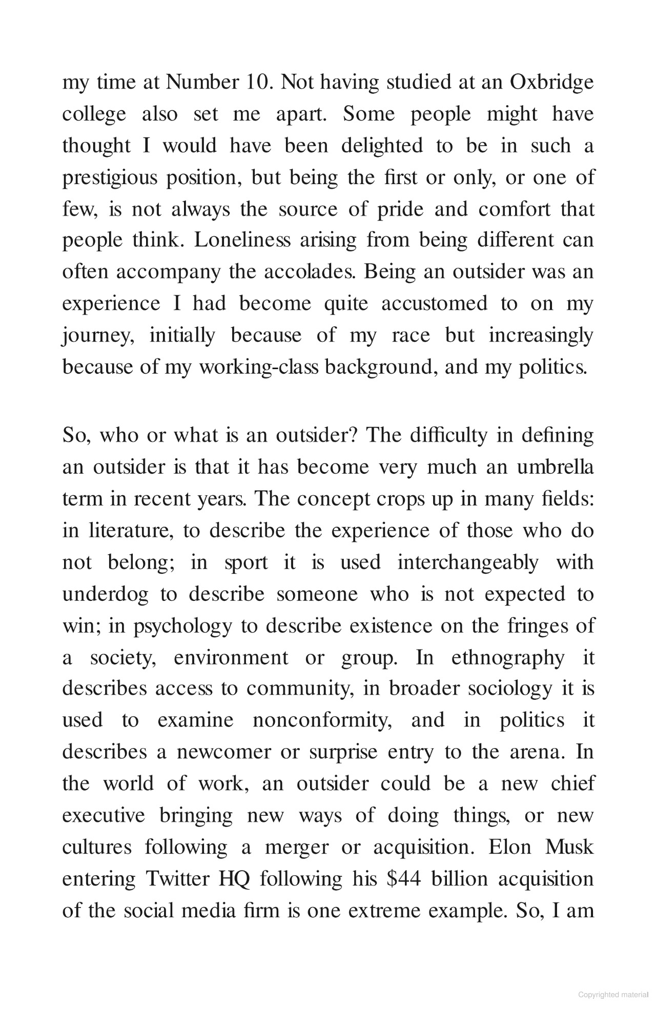 The Power Of The Outsider - A Journey Of Discovery