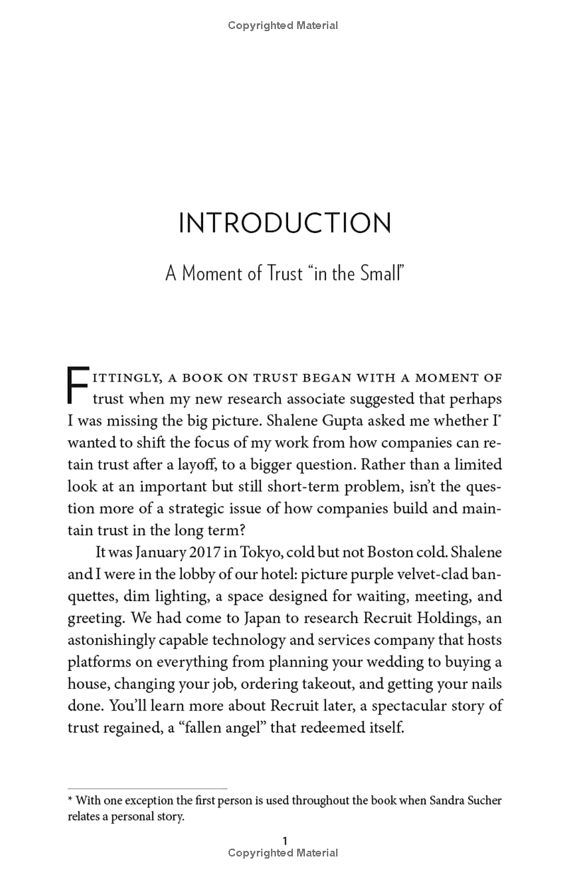 the power of trust: how companies build it, lose it, regain it