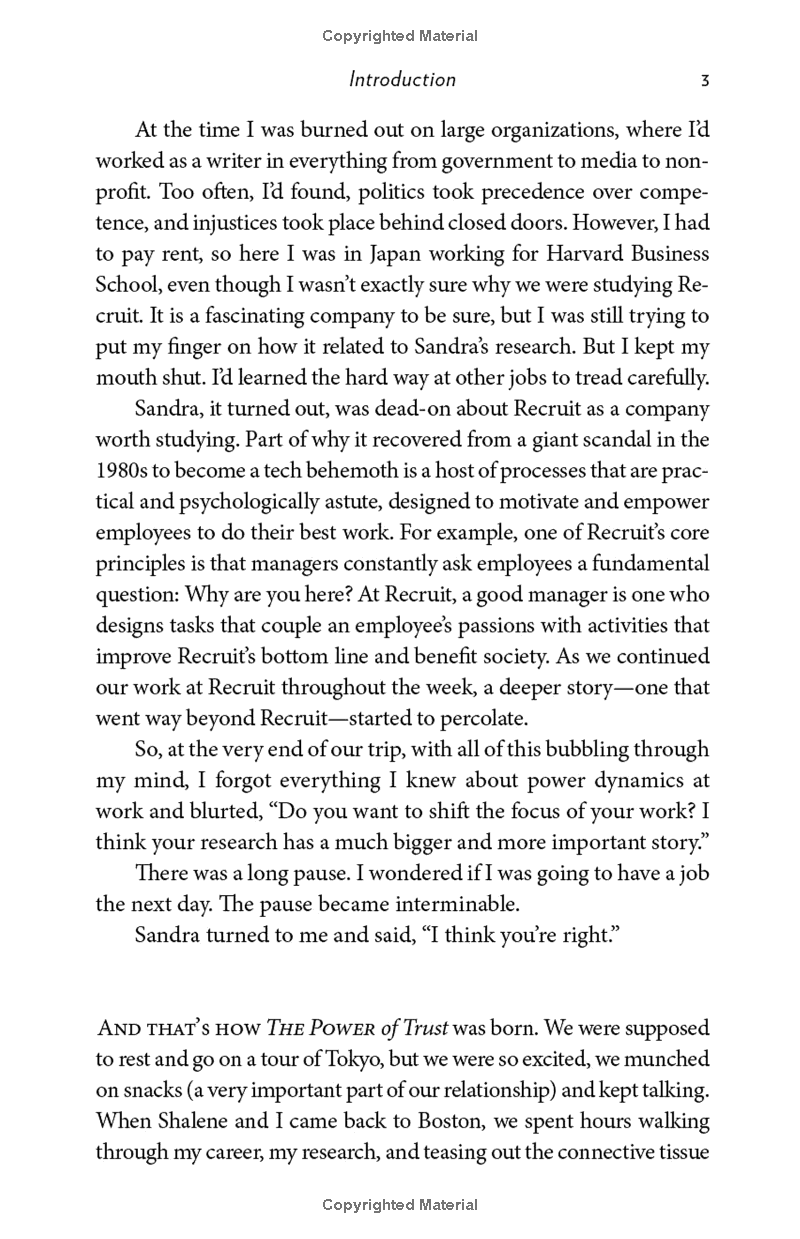 the power of trust: how companies build it, lose it, regain it