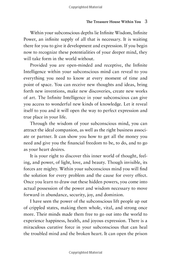 the power of your subconscious mind