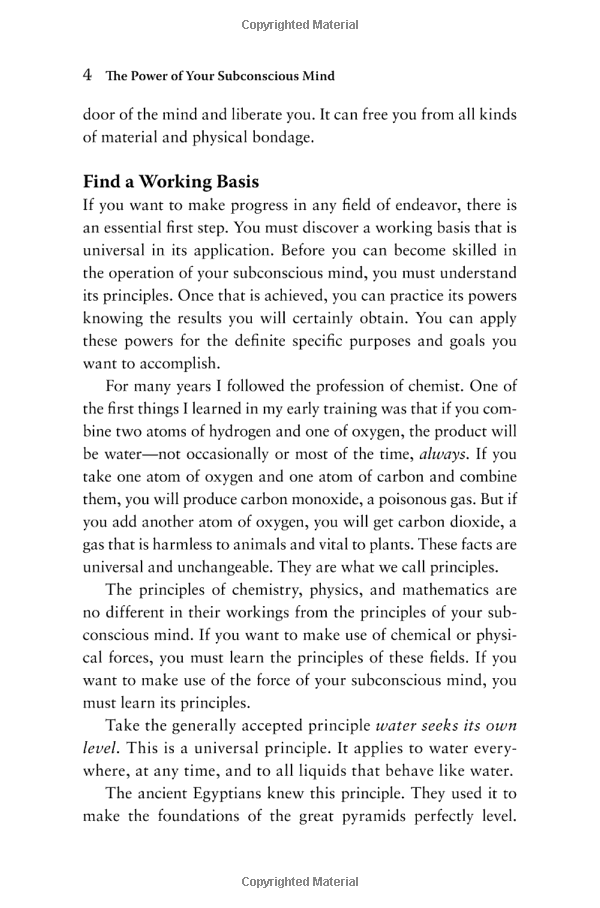 the power of your subconscious mind