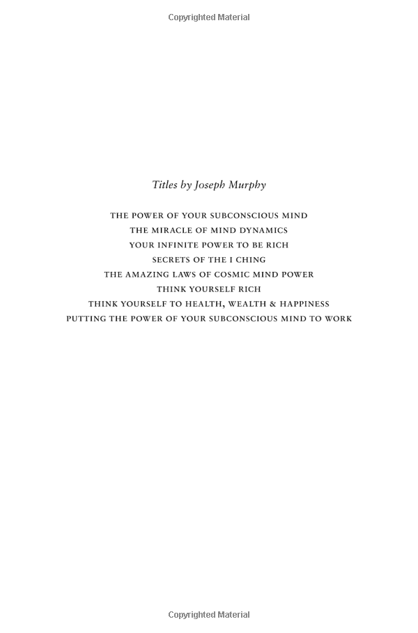 the power of your subconscious mind