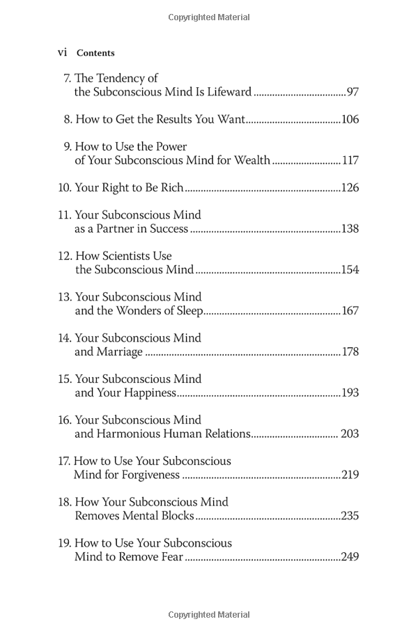 the power of your subconscious mind