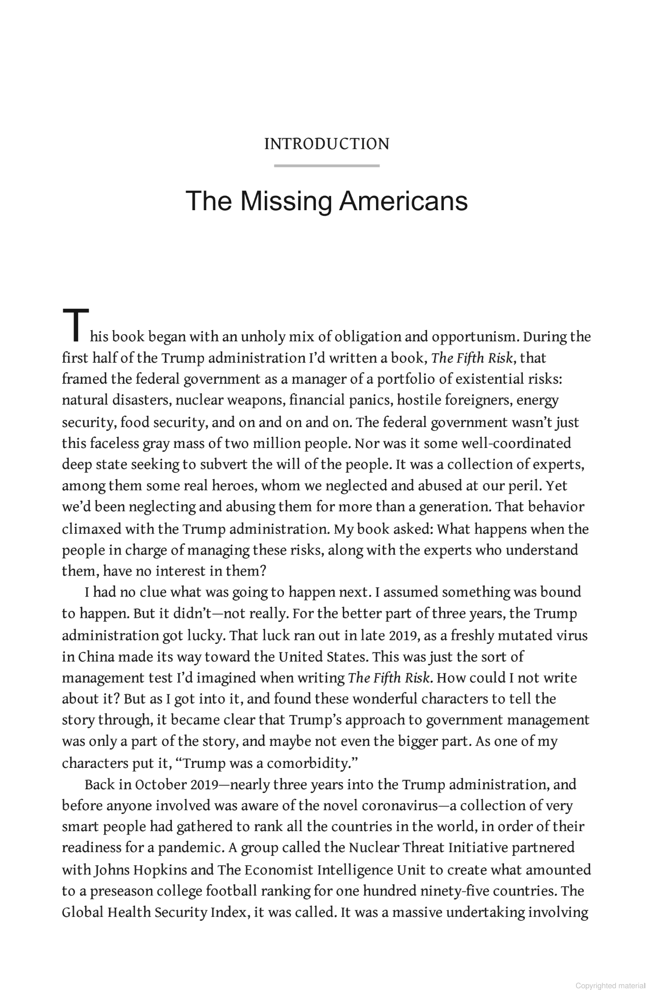 the premonition - a pandemic story