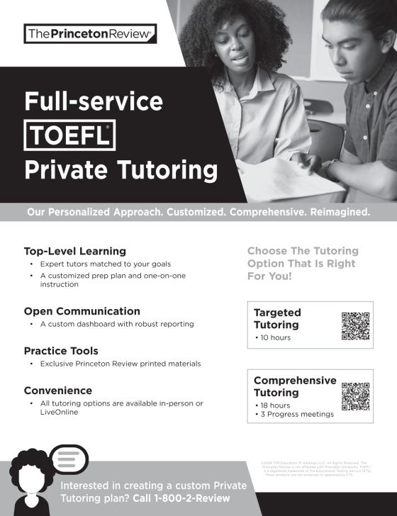 the princeton review toefl ibt prep with audio/listening tracks, 18th edition