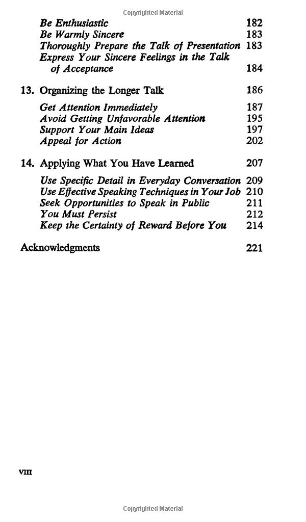 the quick and easy way to effective speaking