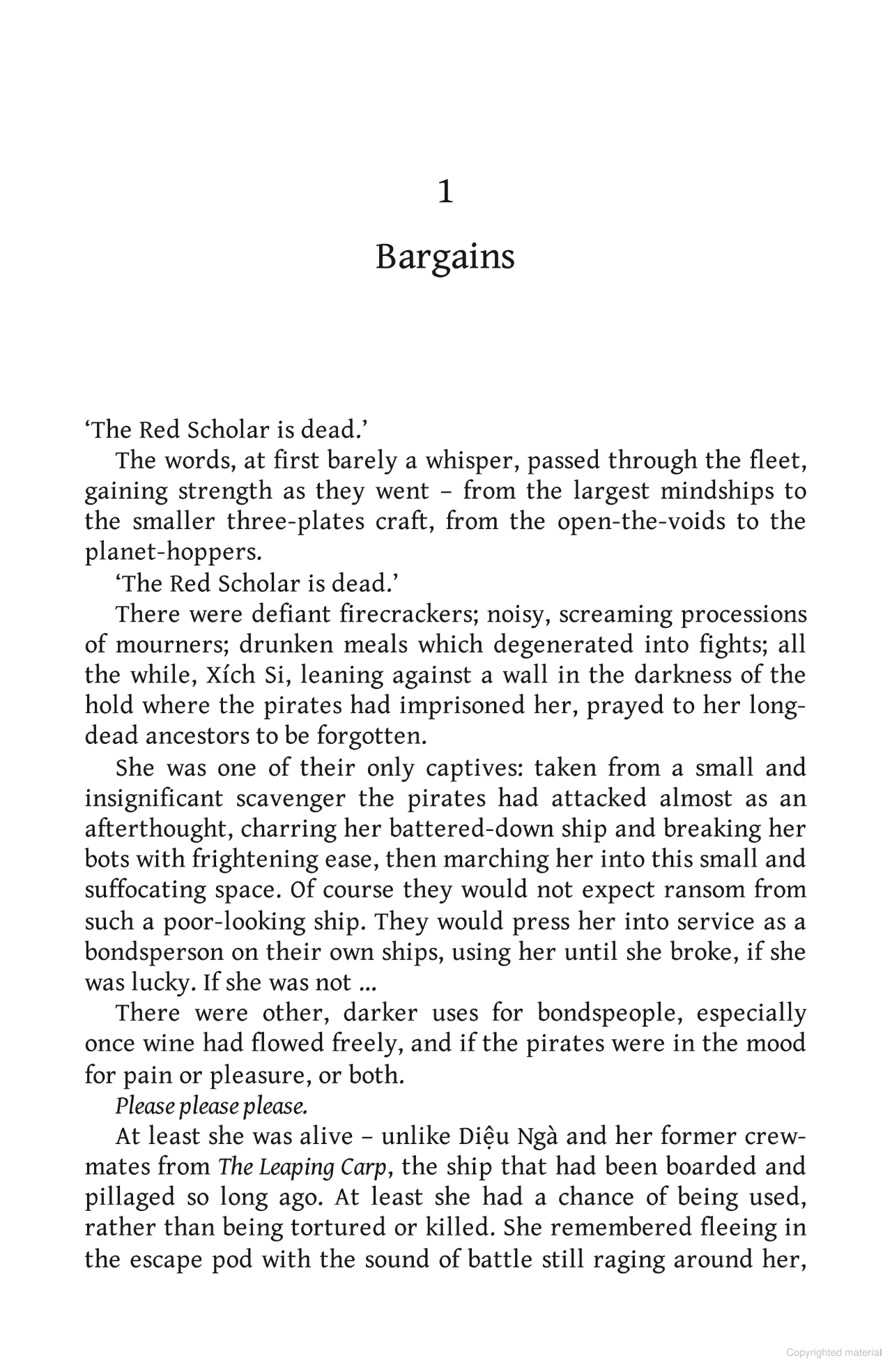 the red scholar's wake