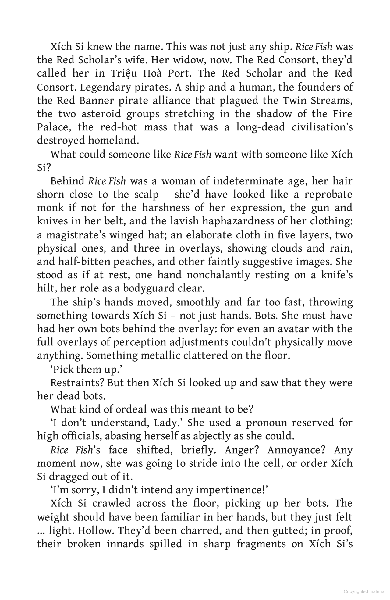 the red scholar's wake