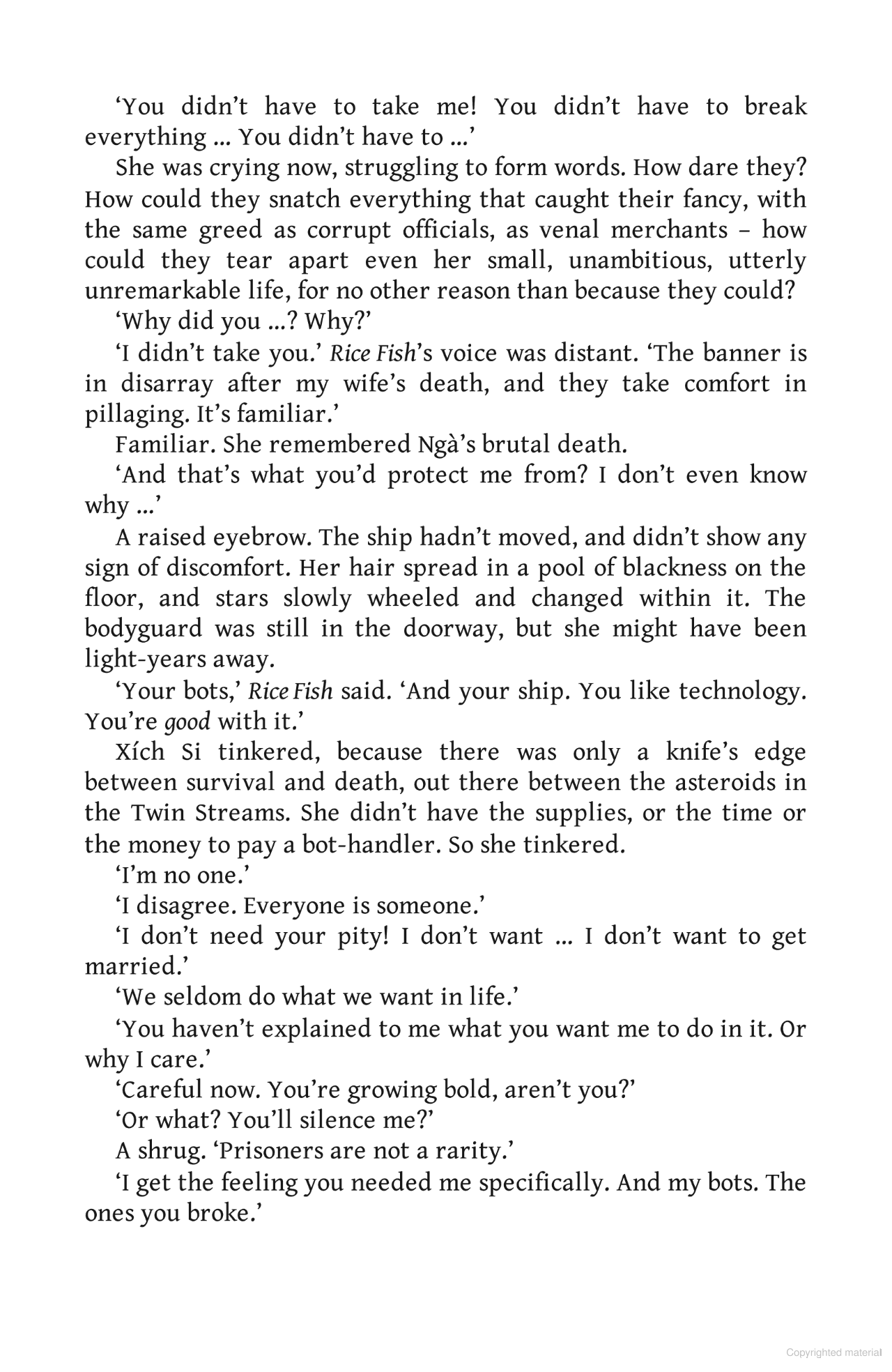 the red scholar's wake