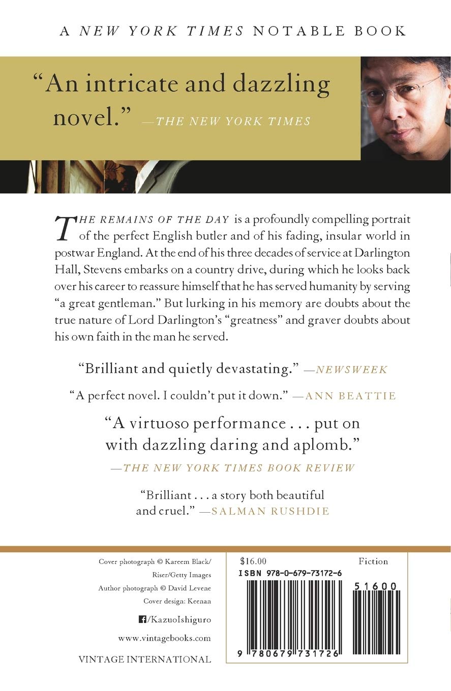 the remains of the day (vintage international)