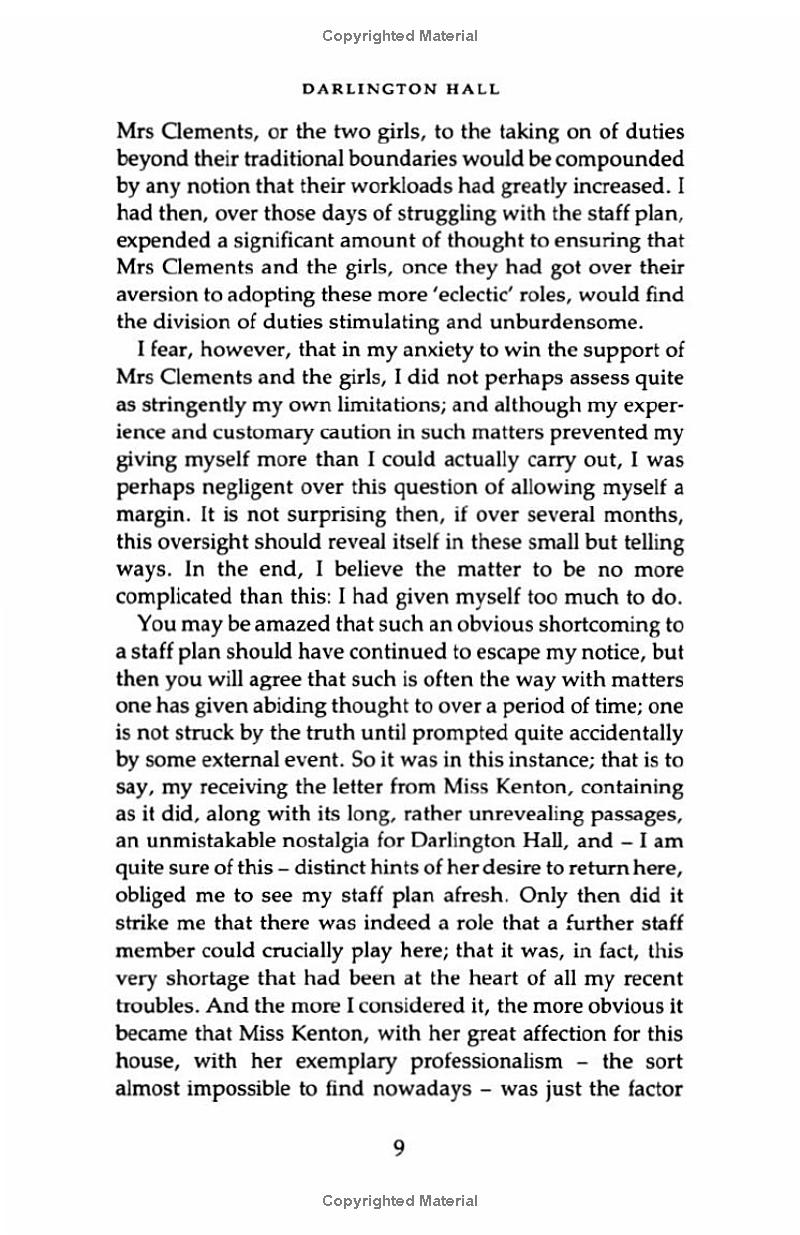 the remains of the day (vintage international)