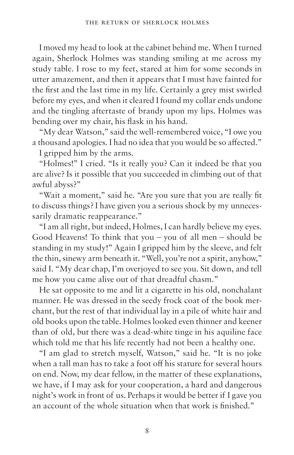 the return of sherlock holmes (alma junior classics)