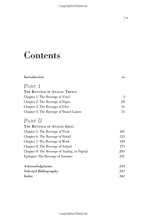 the revenge of analog: real things and why they matter