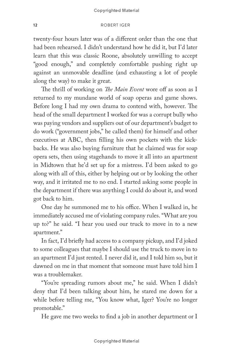 the ride of a lifetime: lessons learned from 15 years as ceo of the walt disney company