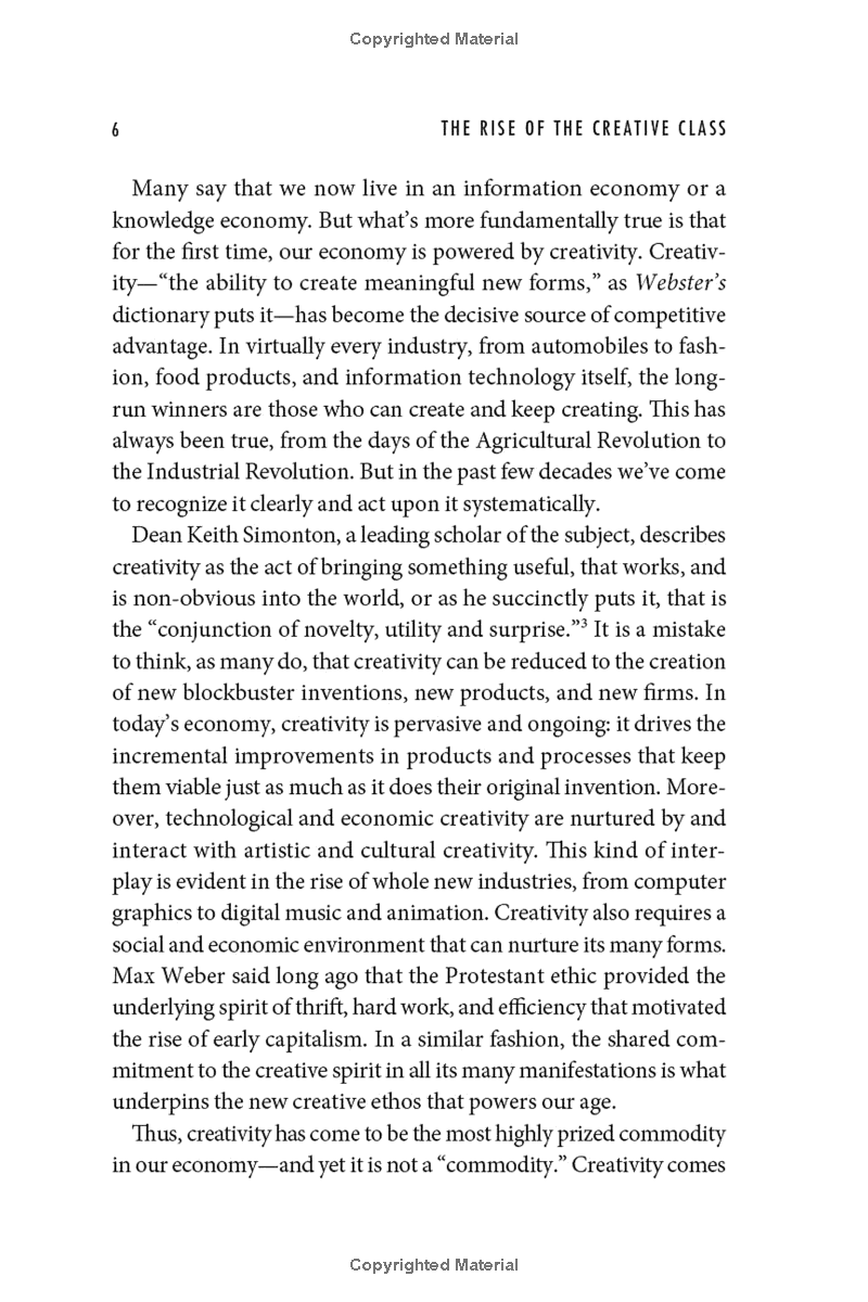 the rise of the creative class