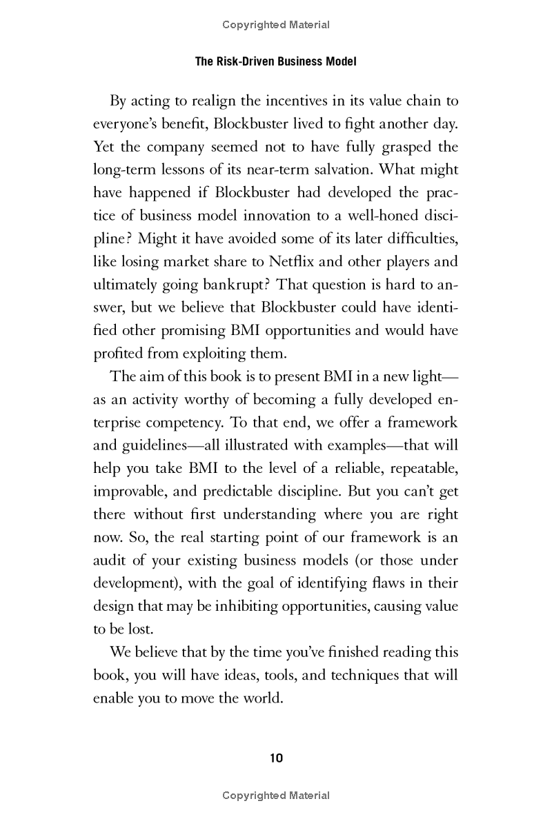 the risk-driven business model: four questions that will define your company
