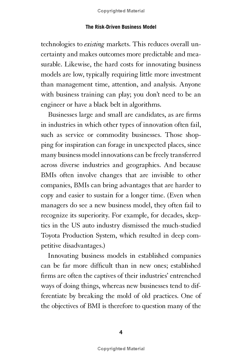 the risk-driven business model: four questions that will define your company
