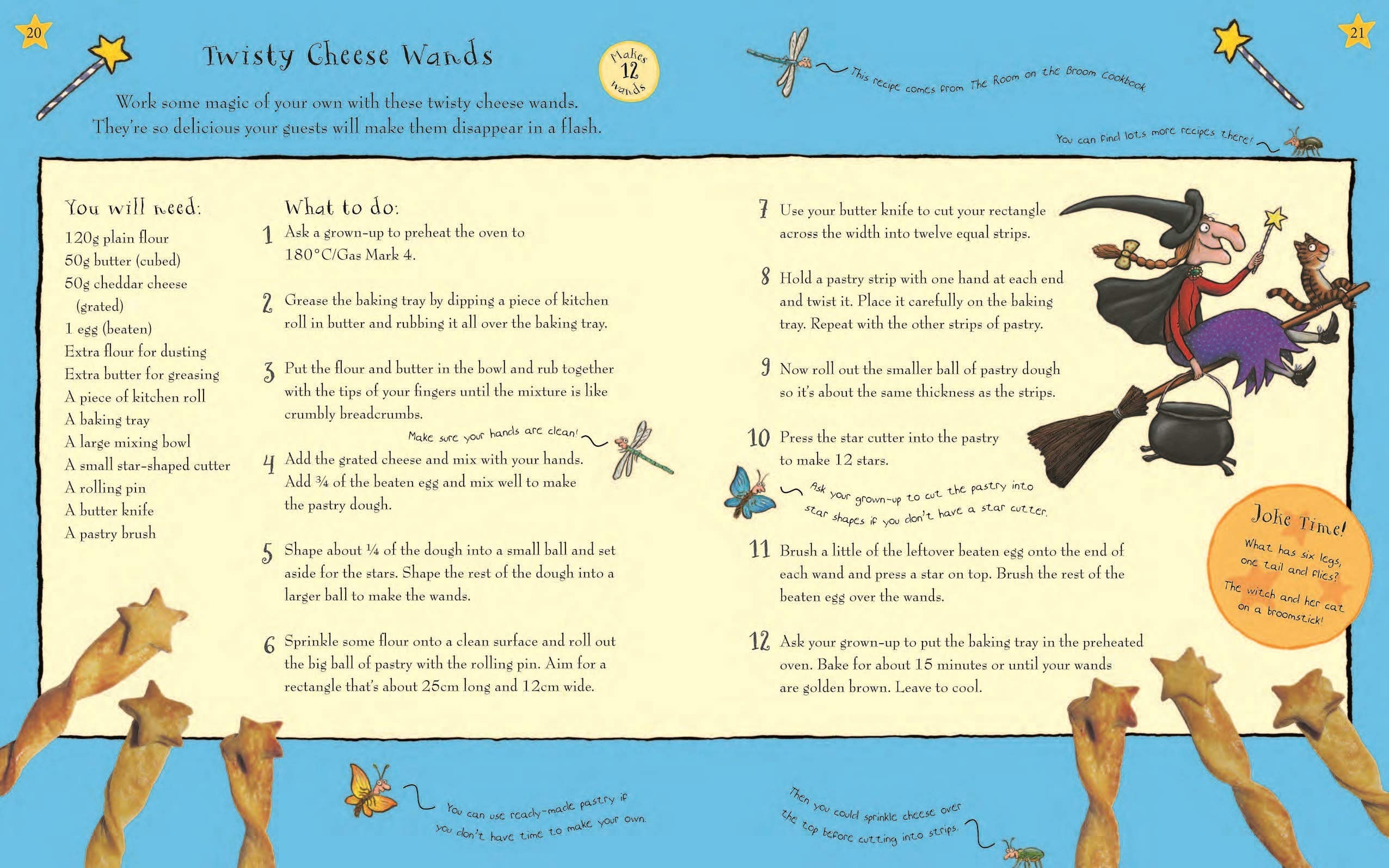 the room on the broom party book