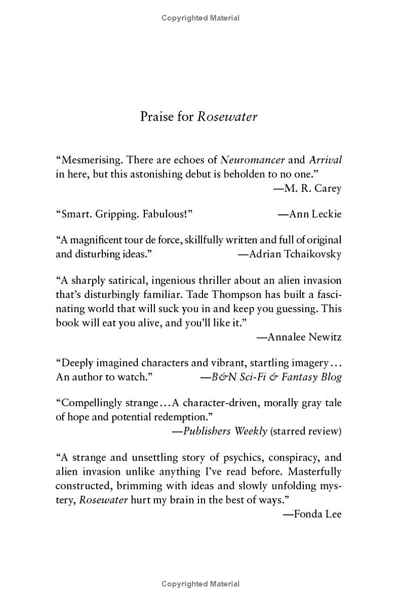 the rosewater insurrection (wormwood trilogy)