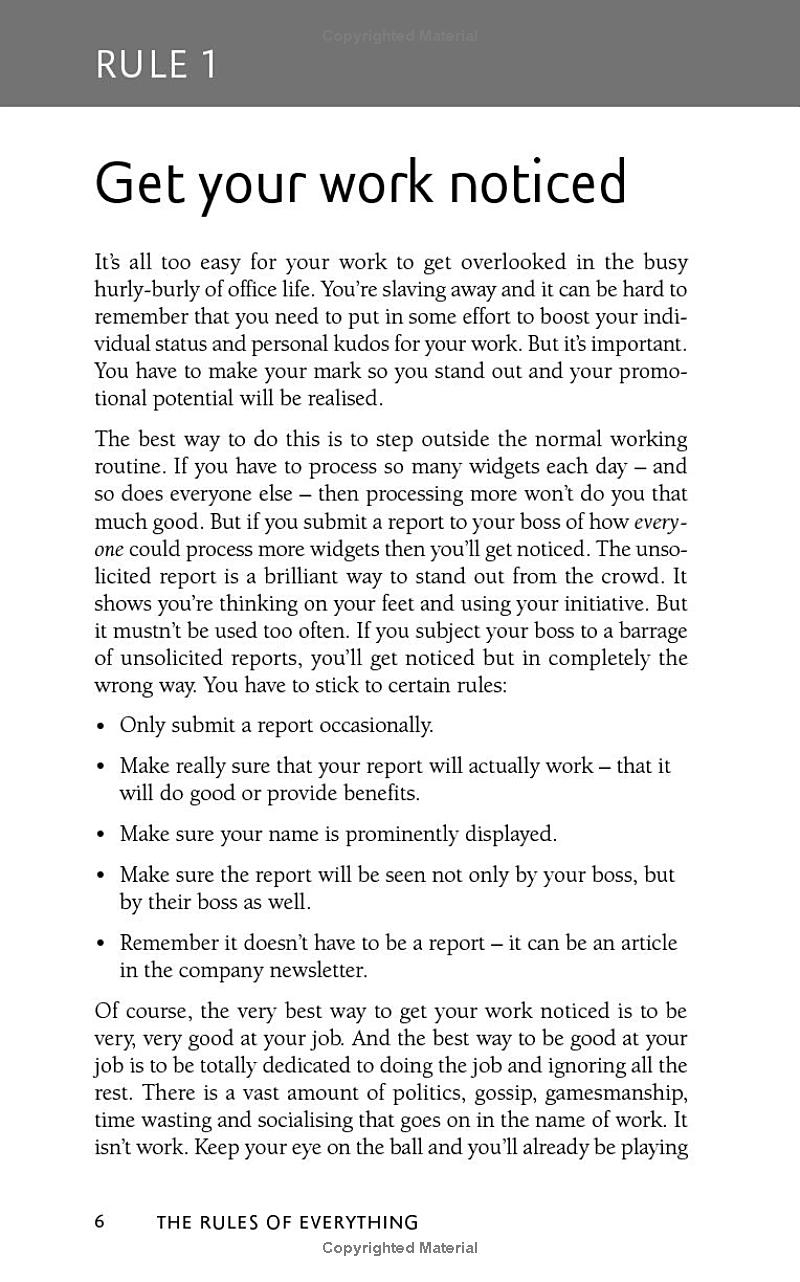 the rules of everything