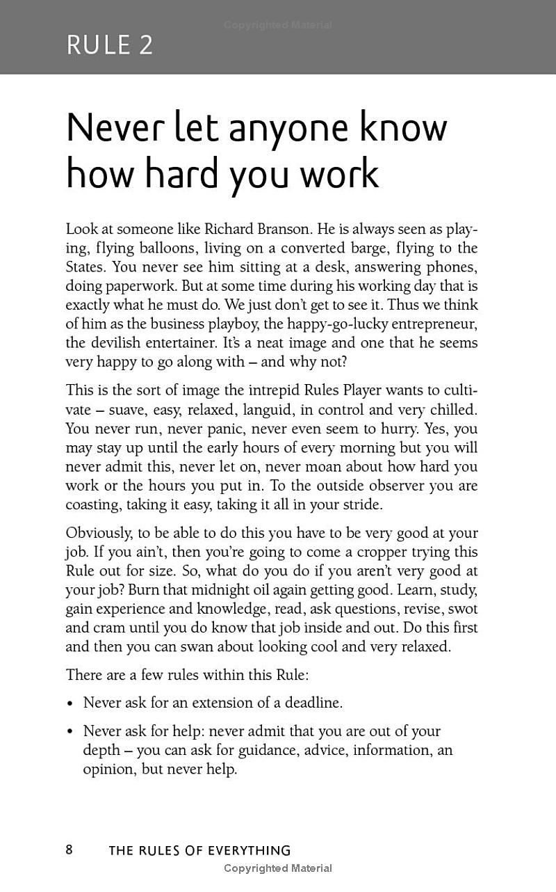 the rules of everything