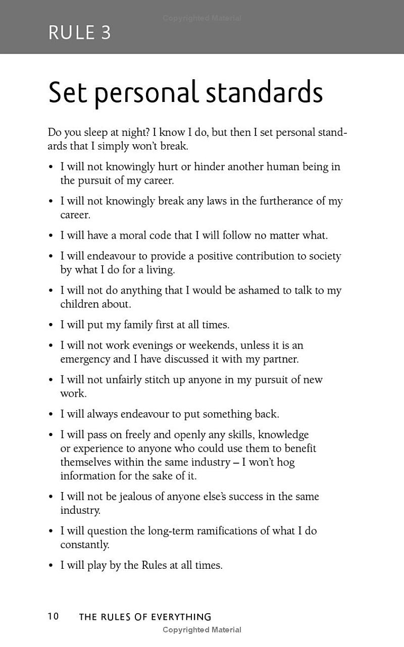 the rules of everything