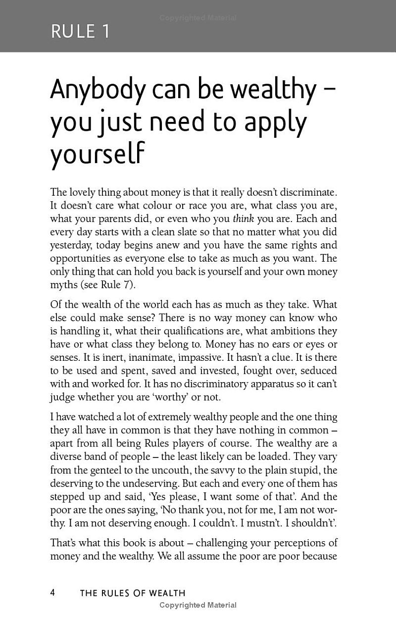 the rules of wealth