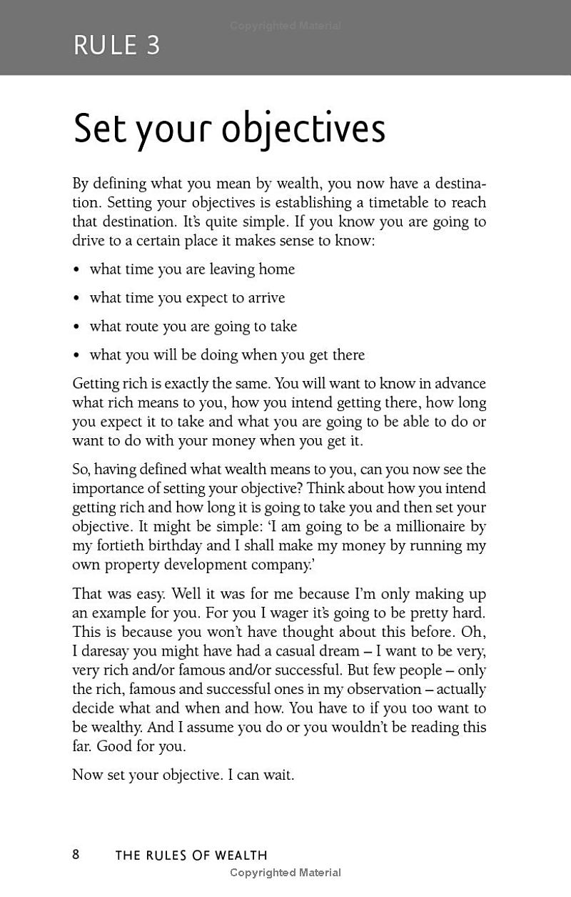 the rules of wealth