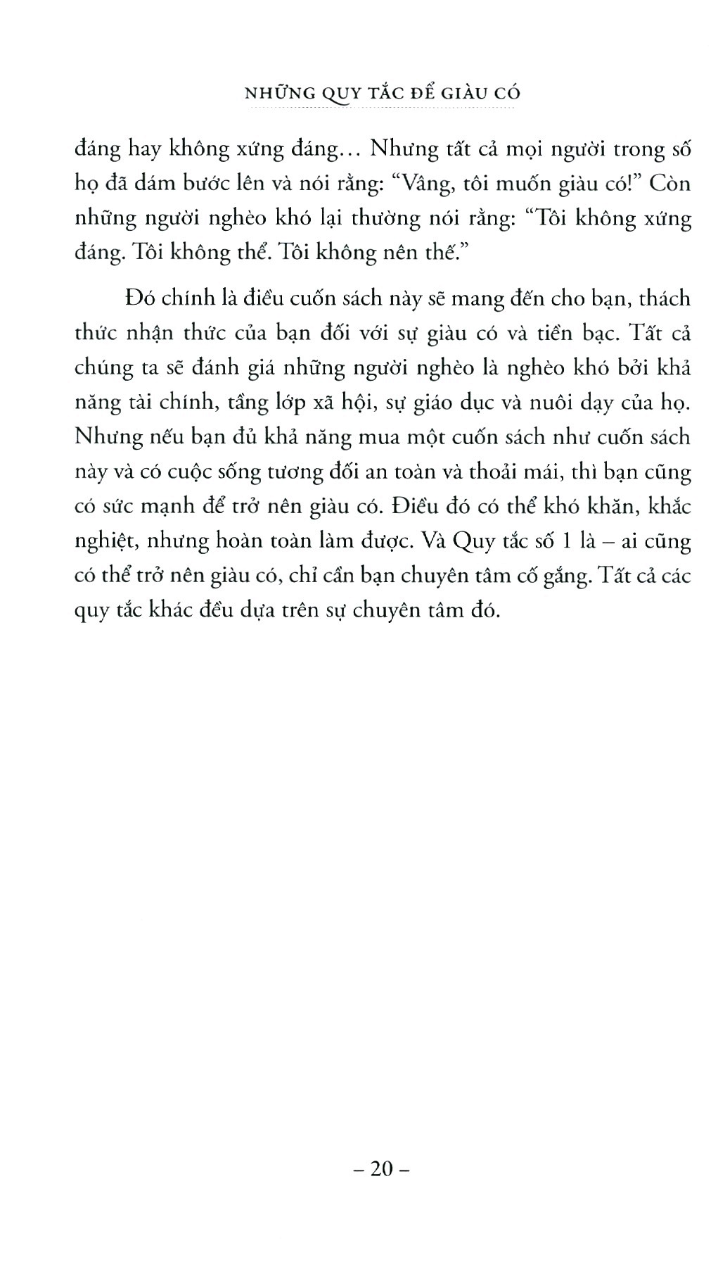 the rules of wealth - những quy tắc để giàu có (tái bản 2023)