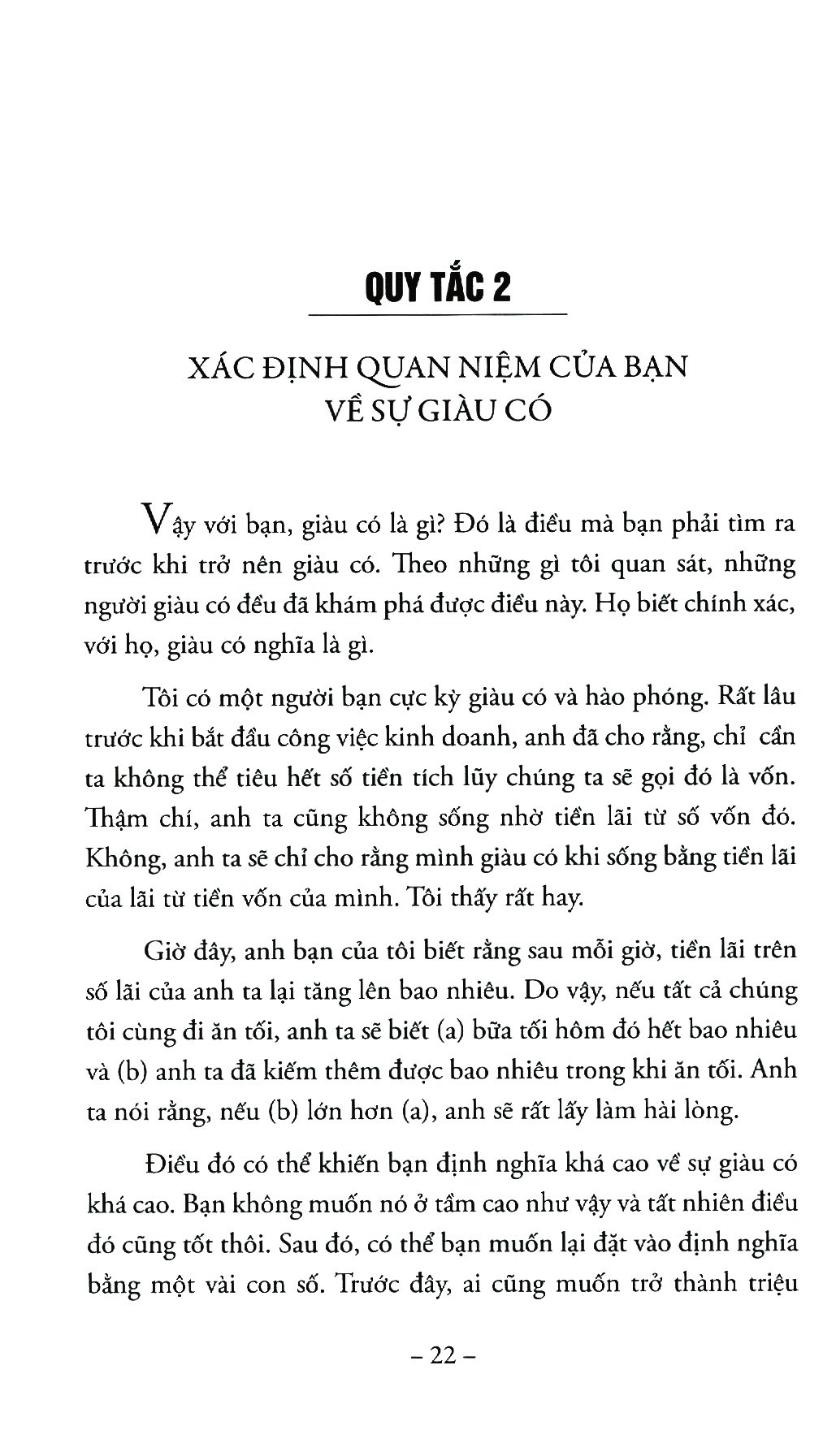 the rules of wealth - những quy tắc để giàu có (tái bản 2023)