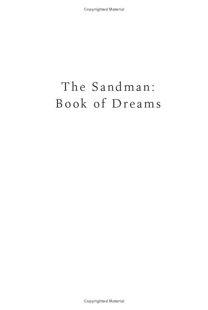 the sandman book of dreams