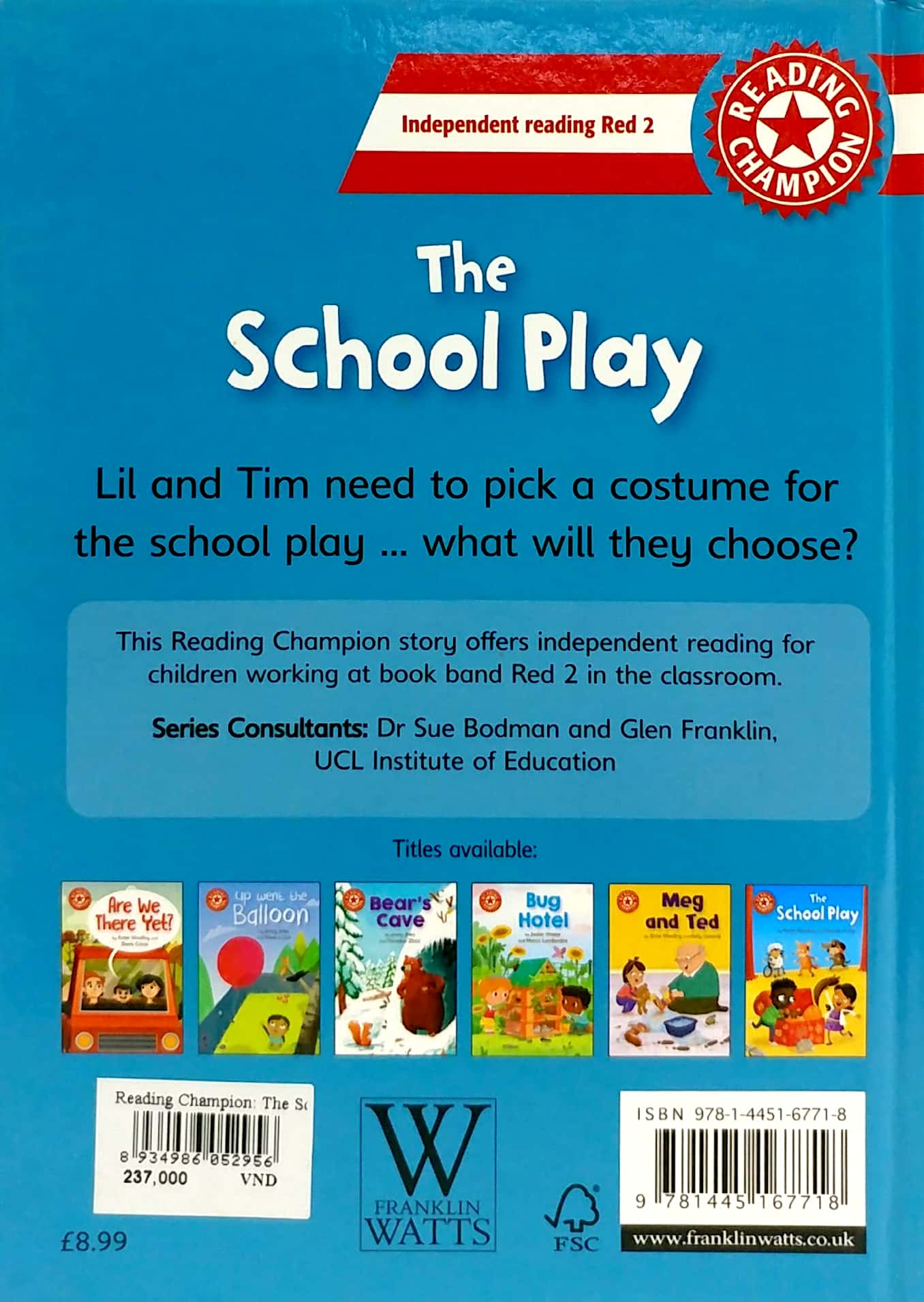 the school play: independent reading red 2 (reading champion)
