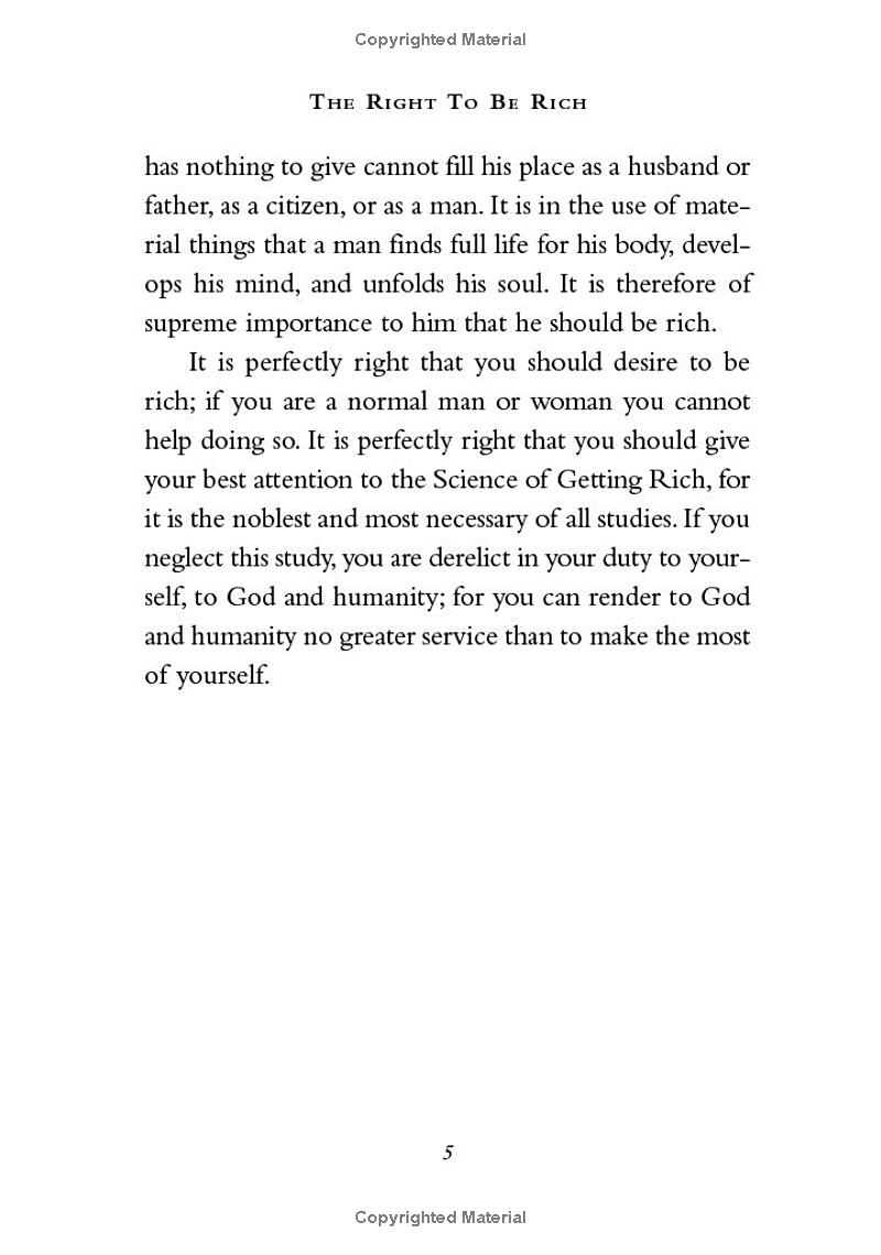 the science of getting rich