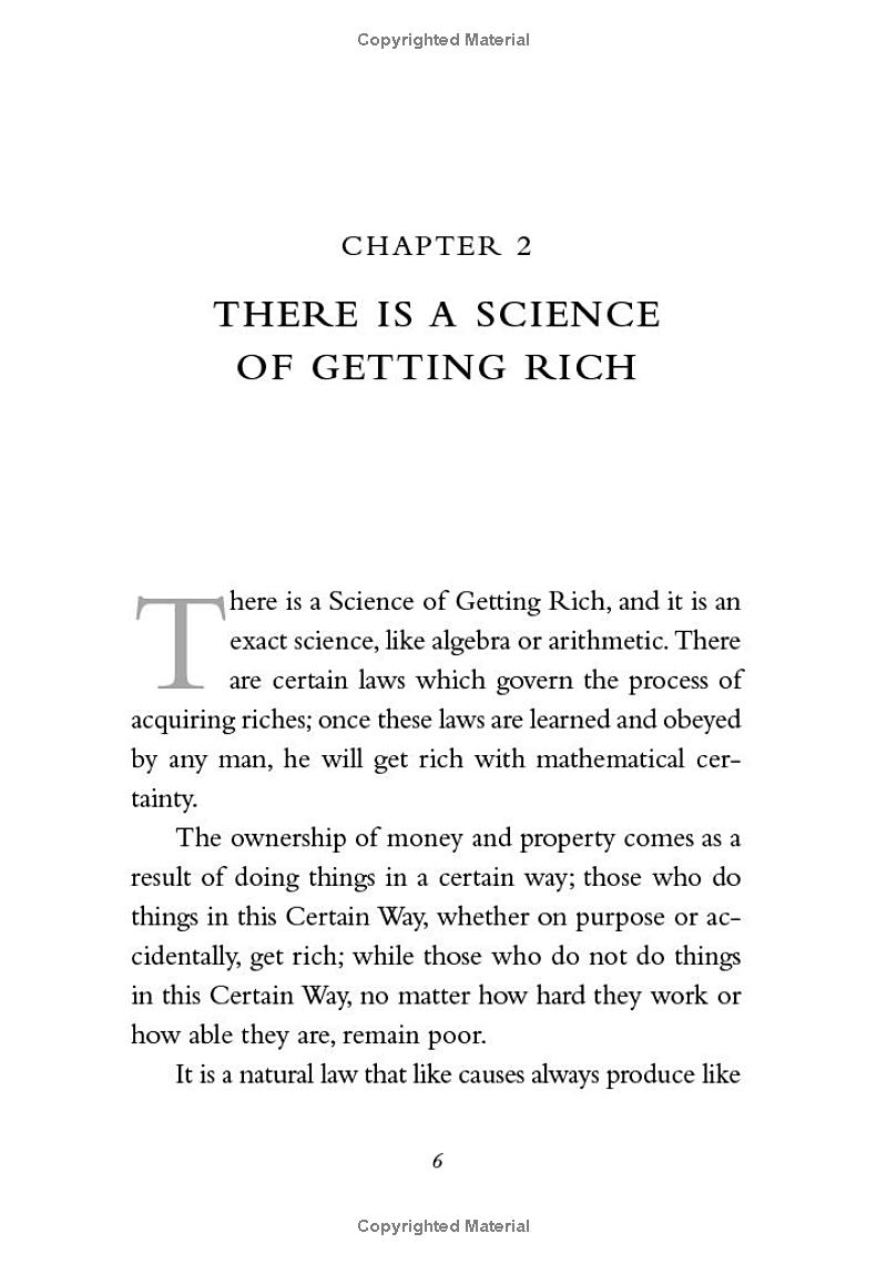 the science of getting rich