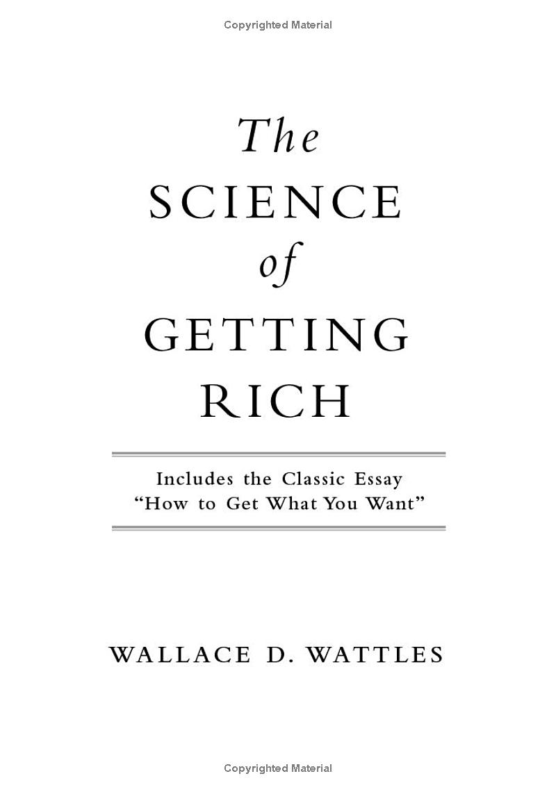 the science of getting rich