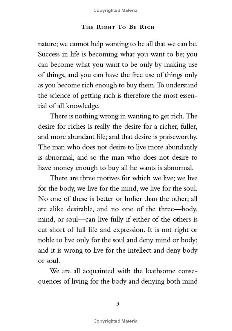 the science of getting rich