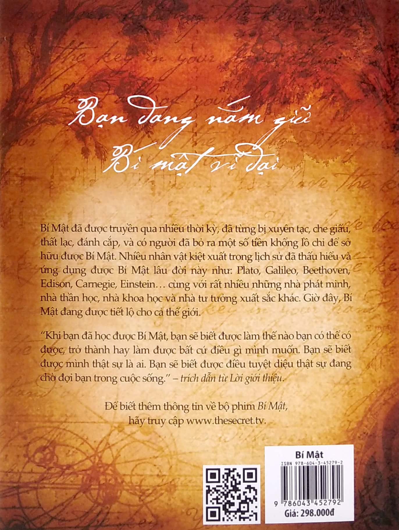 the secret - bí mật (tái bản 2022)