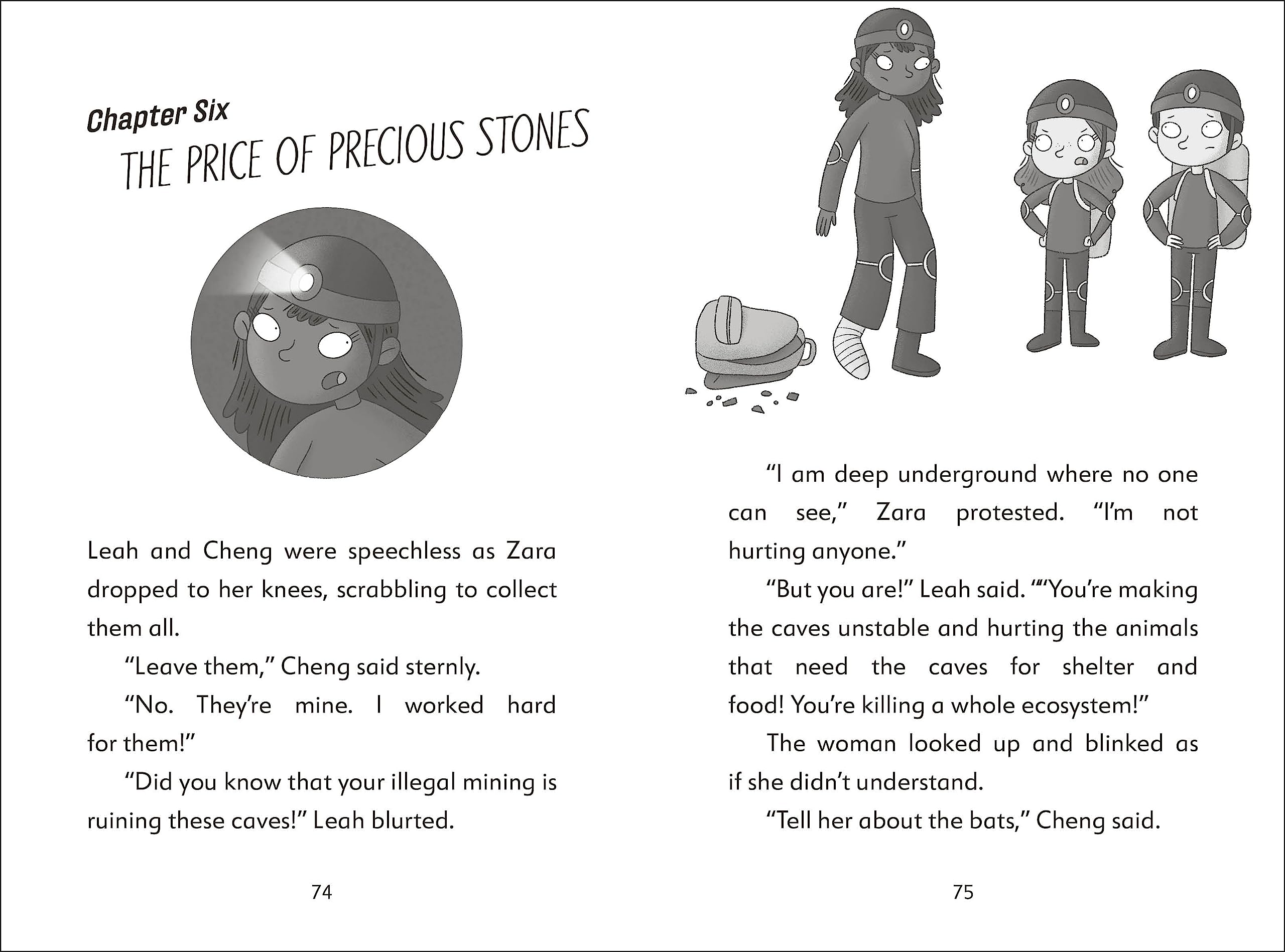 the secret explorers and the cave crisis