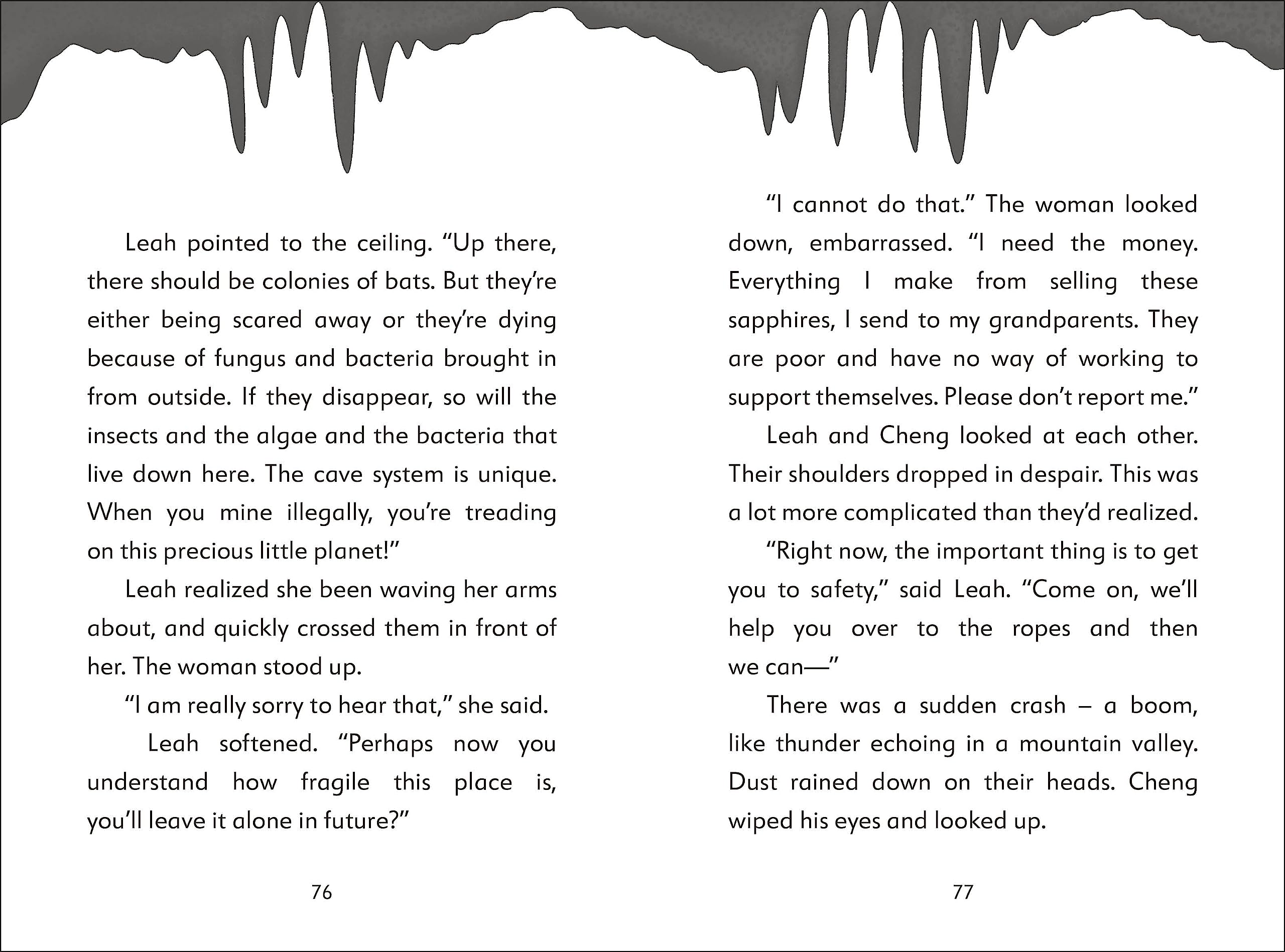 the secret explorers and the cave crisis