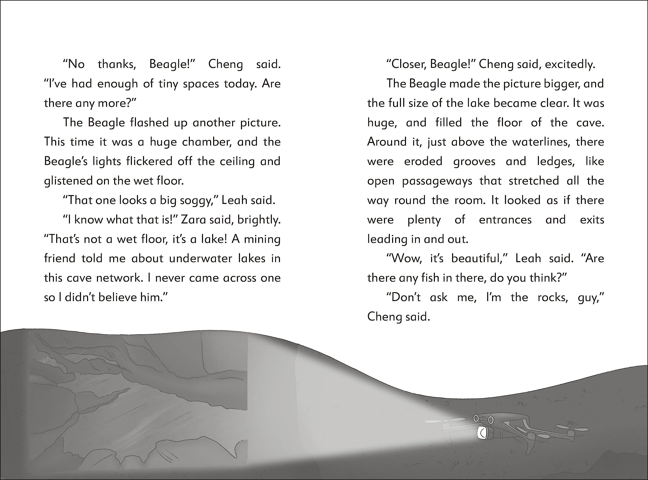 the secret explorers and the cave crisis