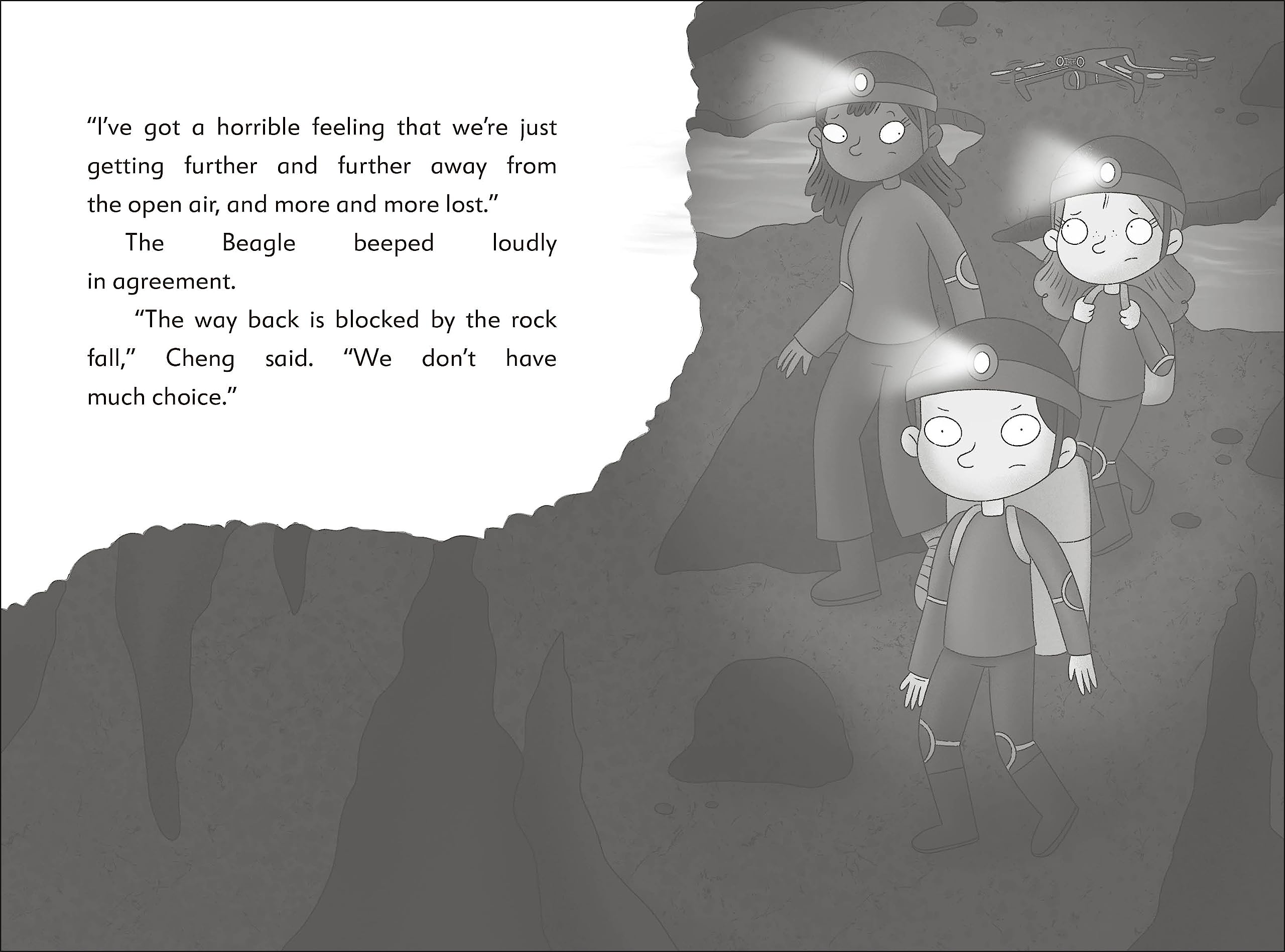 the secret explorers and the cave crisis