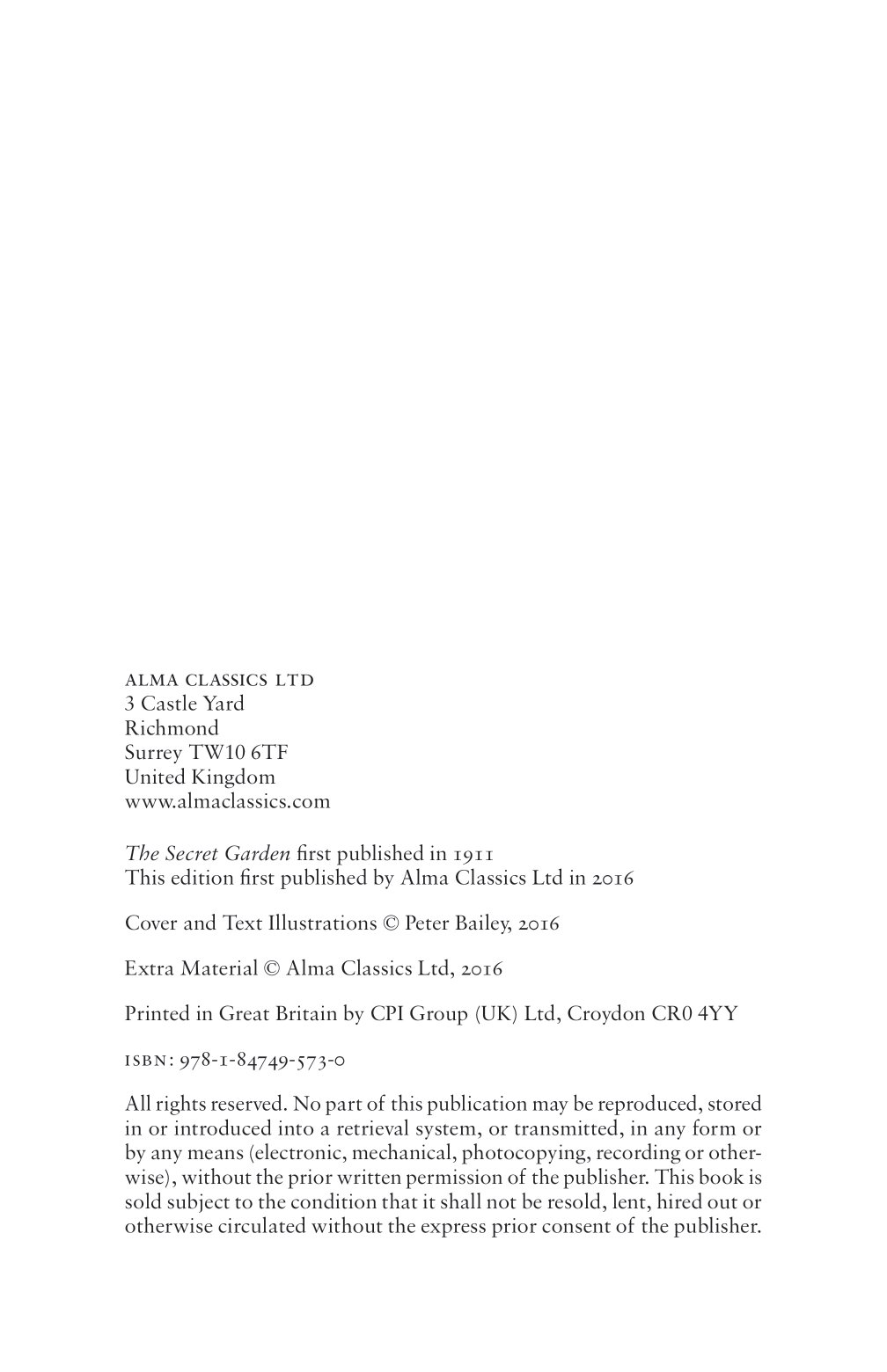 the secret garden (alma junior classics)