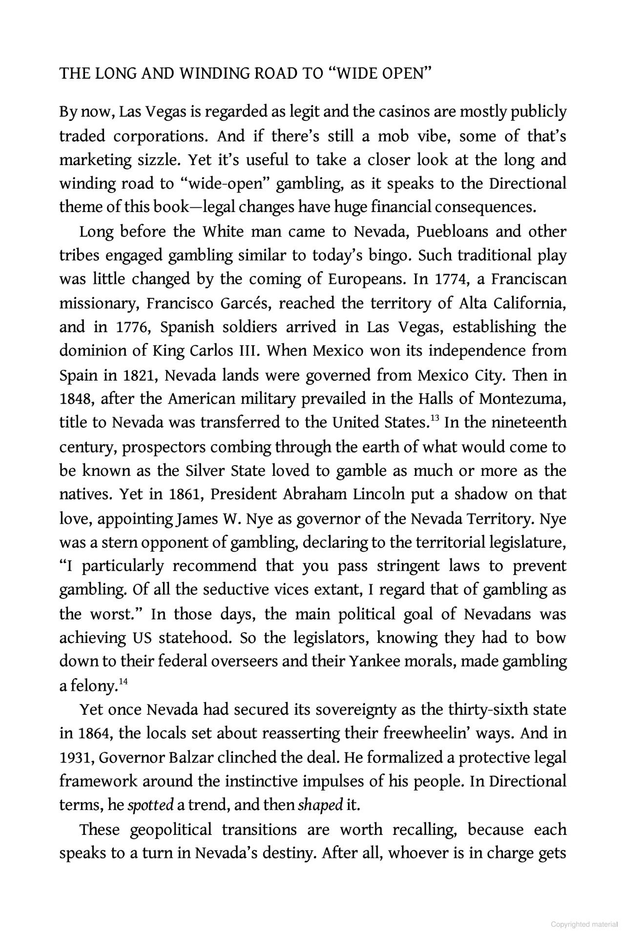 the secret of directional investing