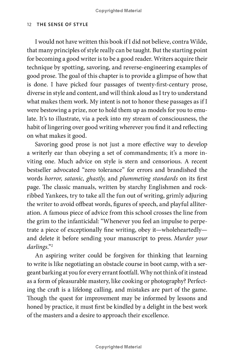 the sense of style : the thinking person's guide to writing in the 21st century