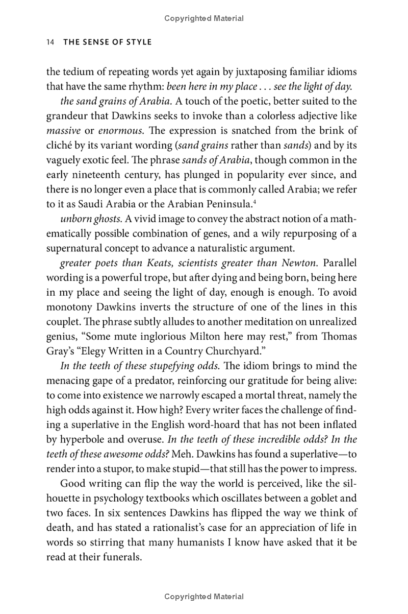 the sense of style : the thinking person's guide to writing in the 21st century