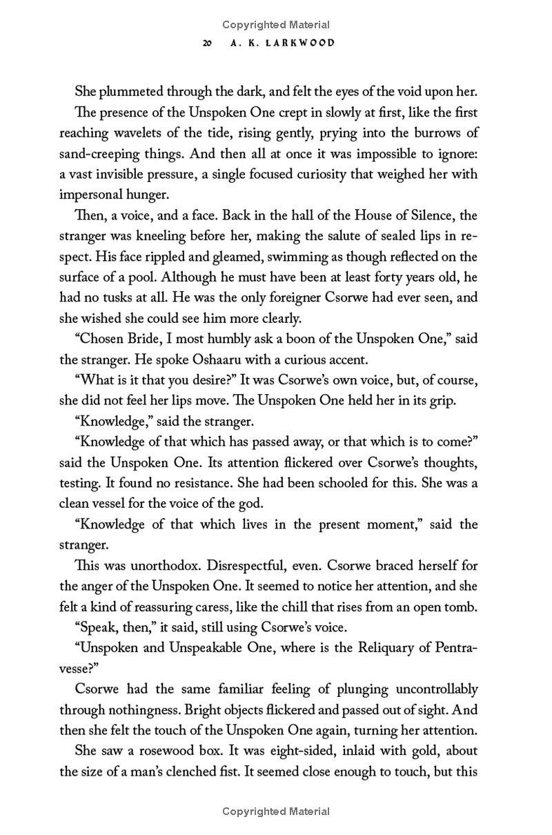 the serpent gates 1: the unspoken name